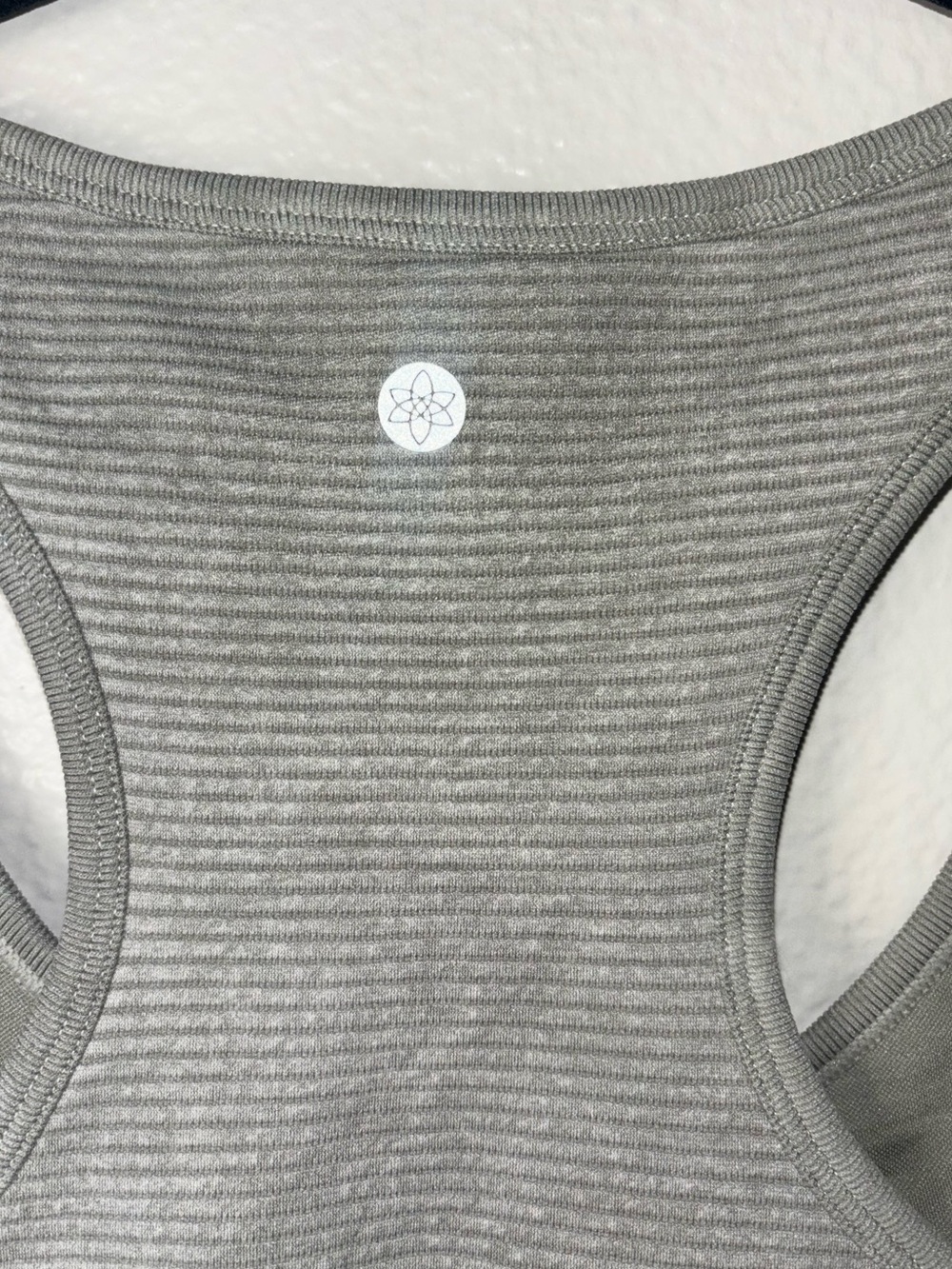 Harmony Balance seamless ribbed racerback sports bra woman's size large green - Picture 4 of 16
